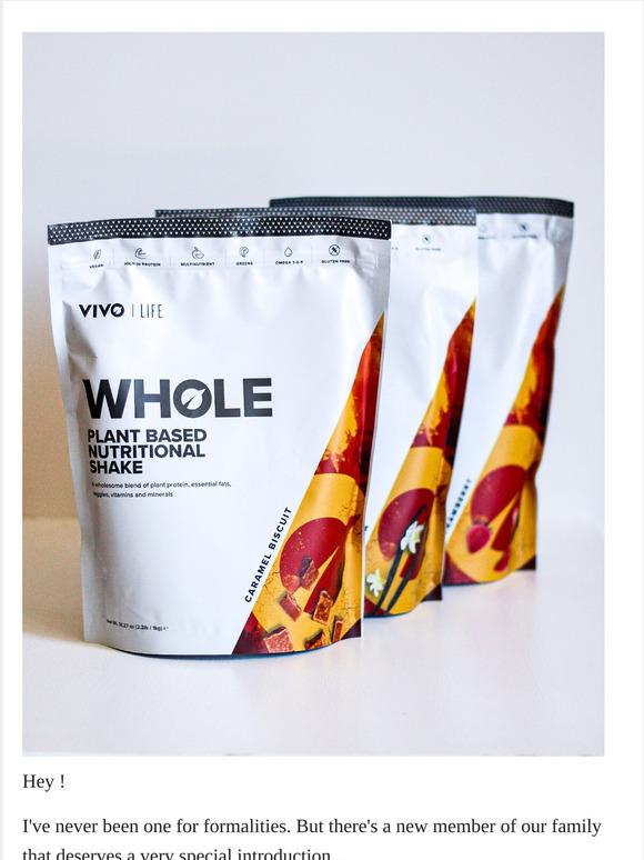 WHOLE Plant Based Nutritional Shake - 1KG / 25 SERVINGS